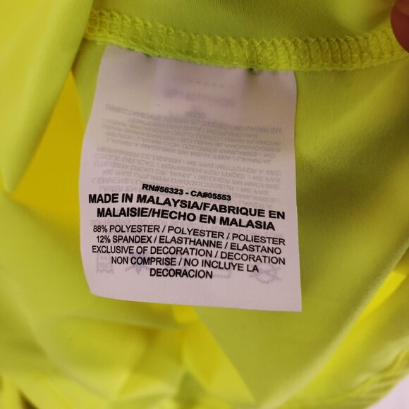 Nike Dri-Fit Mens Running Pullover Shirt XL Neon Yellow Long Sleeve - Picture 11 of 12